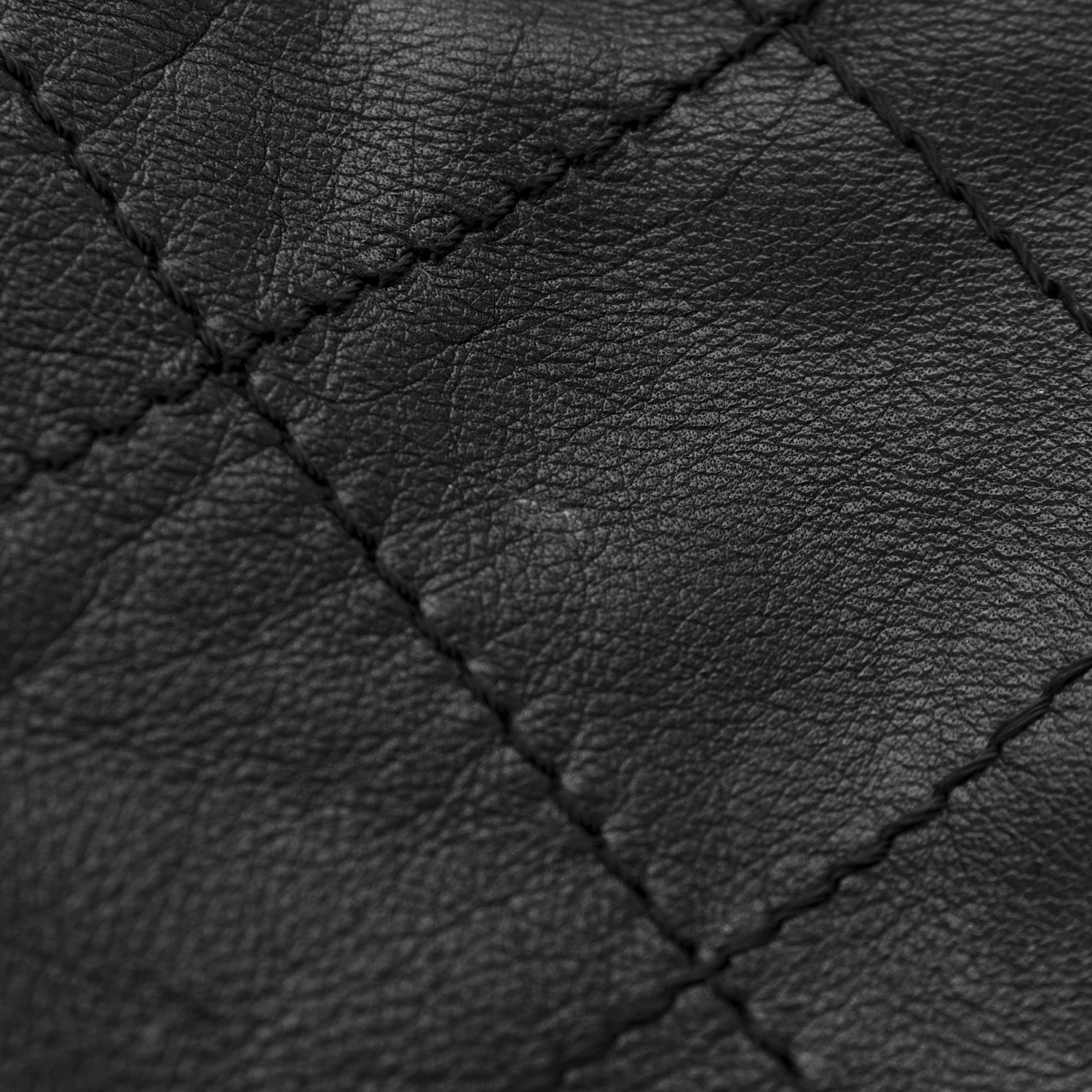 Chanel Vinyl Calfskin Quilted Flap Messenger Black 9 of 15