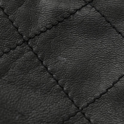 Chanel Vinyl Calfskin Quilted Flap Messenger Black 9 of 15