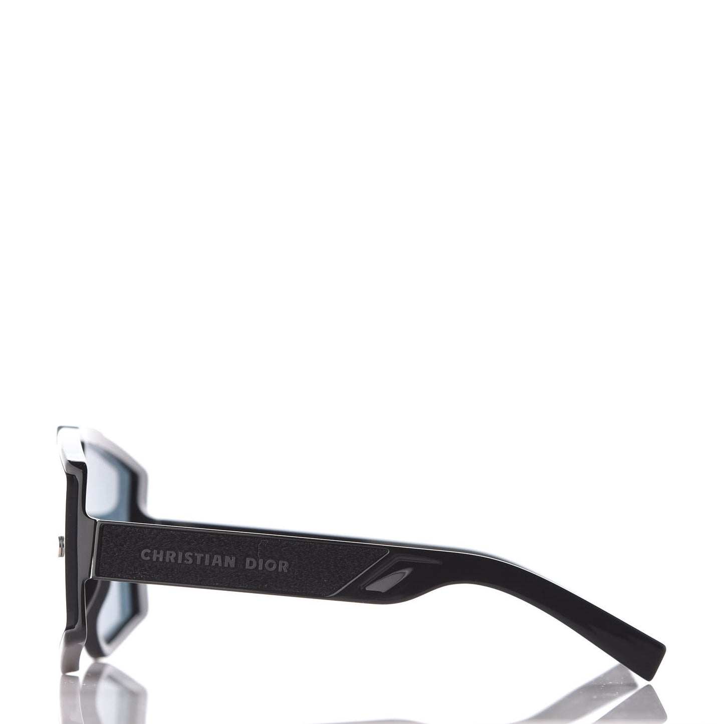Acetate Diorxtrem MU Oblique Mask Sunglasses Black
