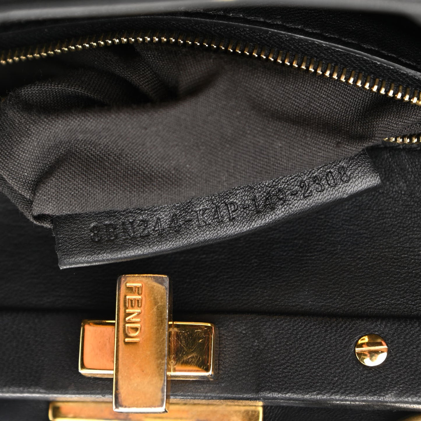 Nappa Mini Peekaboo Iconic Satchel Black
