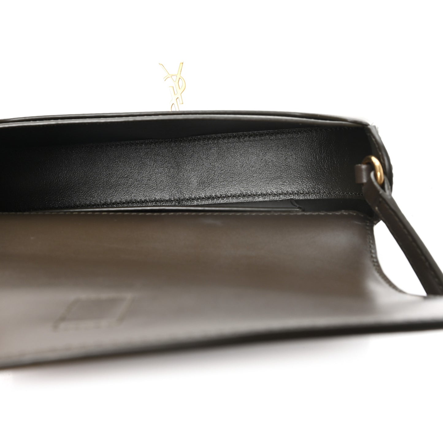 Box Calfskin Mini Voltaire Shoulder Bag Deep Musk
