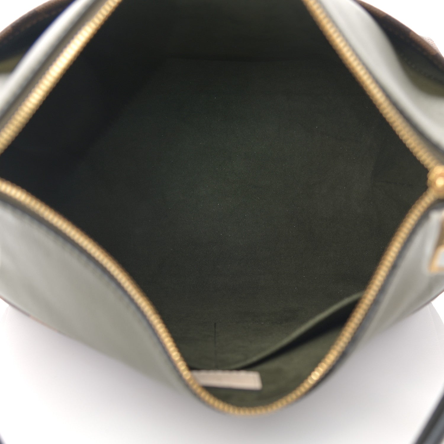Louis Vuitton Damier Ebene Calfskin Maida Khaki 9 of 11