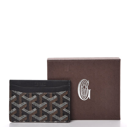 Goyard Goyardine Saint Sulpice Card Holder Black 8 of 8