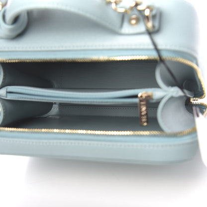 Chanel Caviar Quilted Medium CC Filigree Vanity Case Light Blue 5 of 10