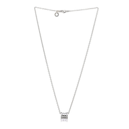 Bulgari 18K White Gold B.Zero1 Pendant Necklace 3 of 4