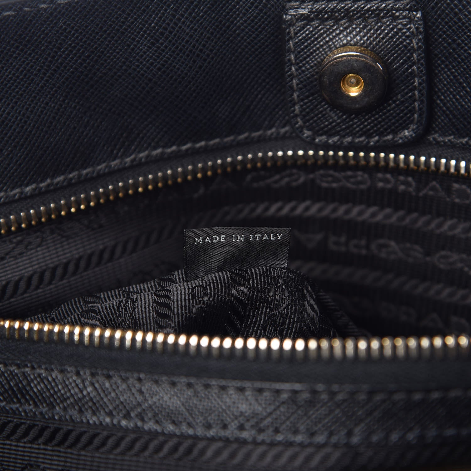 Prada Saffiano Lux Large Tote Black 6 of 15