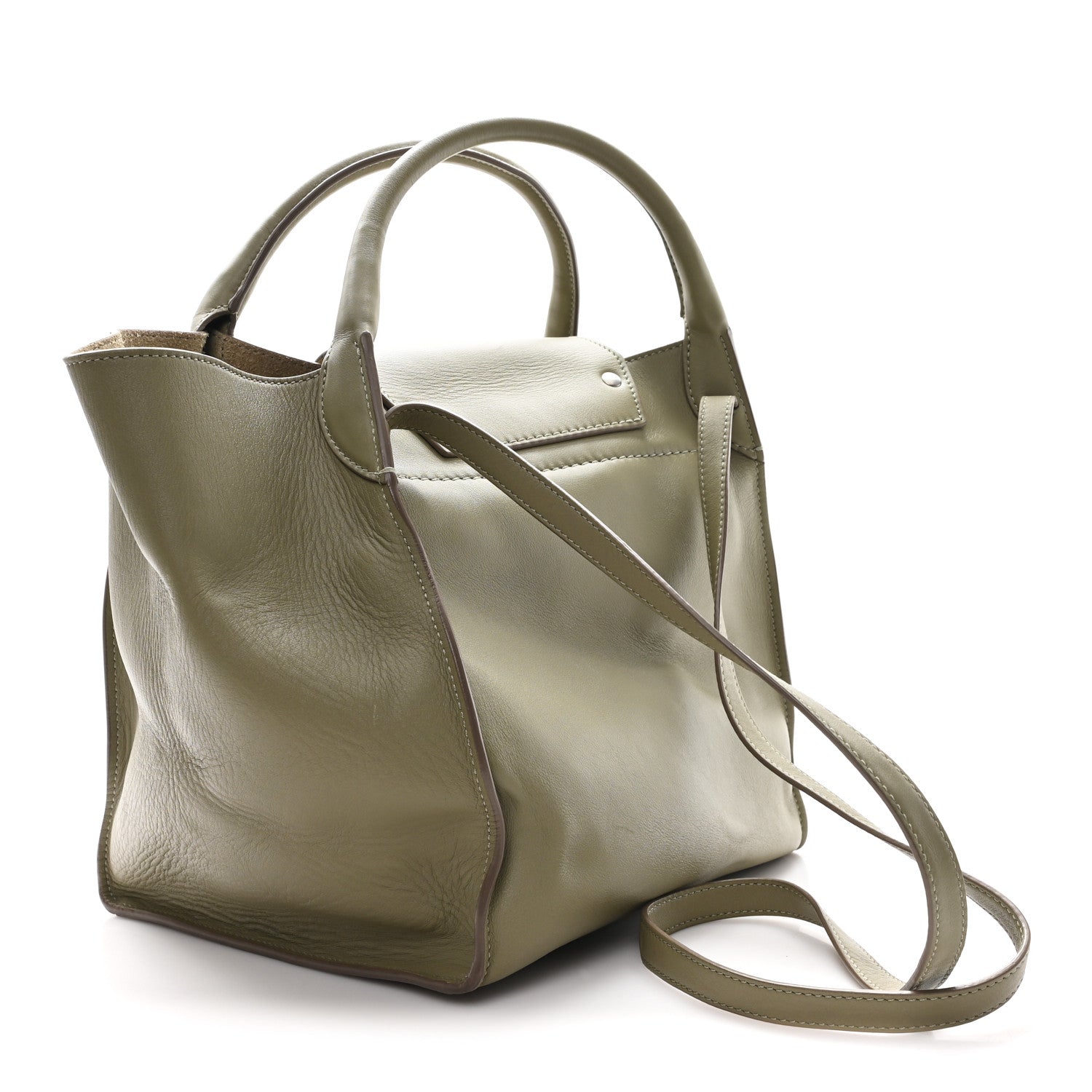 Celine Smooth Calfskin Small Big Bag Sage 3 of 11