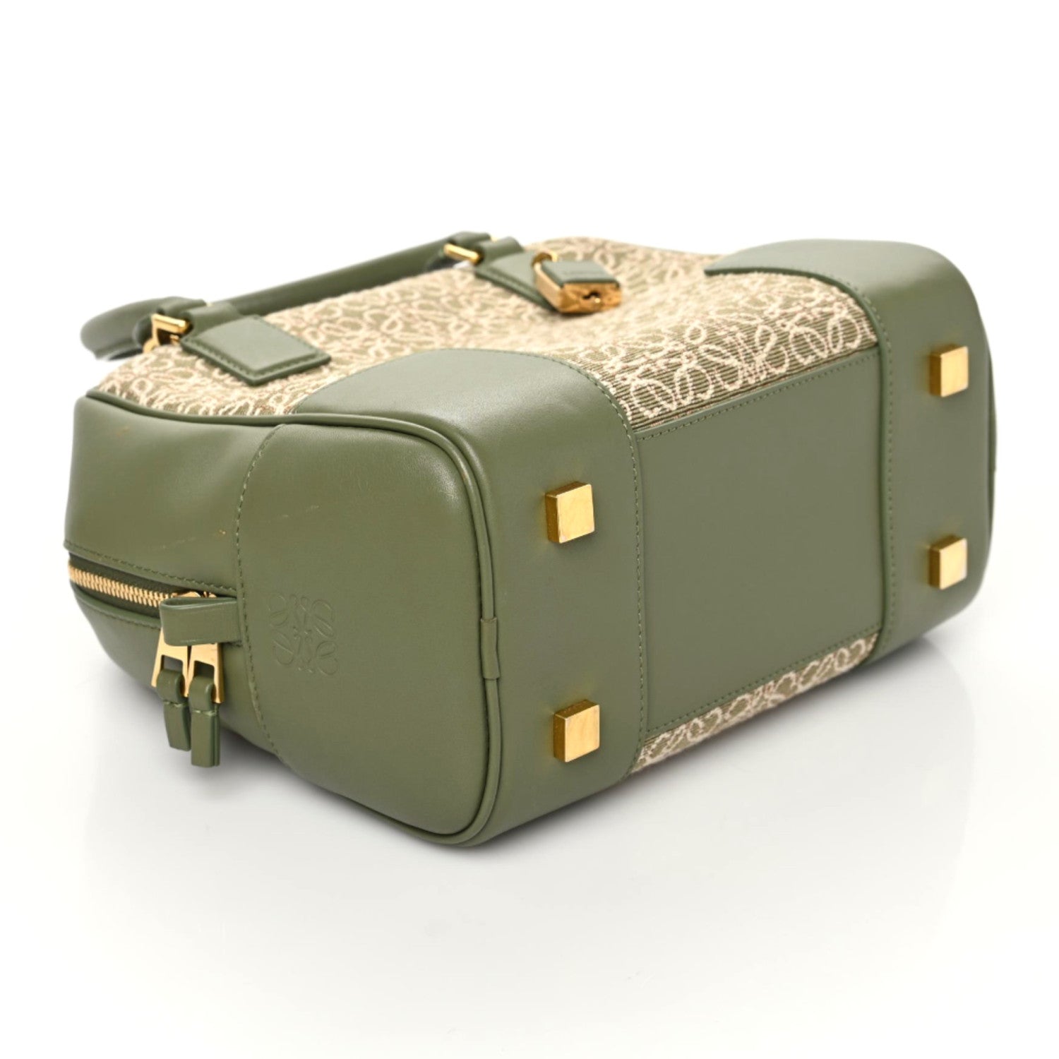 Loewe Jacquard Anagram Calfskin Amazona 19 Avocado Green 5 of 8