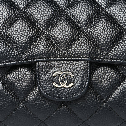 Chanel Caviar Quilted Flap Cosmetic Case Black 8 of 12