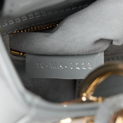 Christian Dior Patent Cannage Mini Lady Dior Grey Stone 7 of 10
