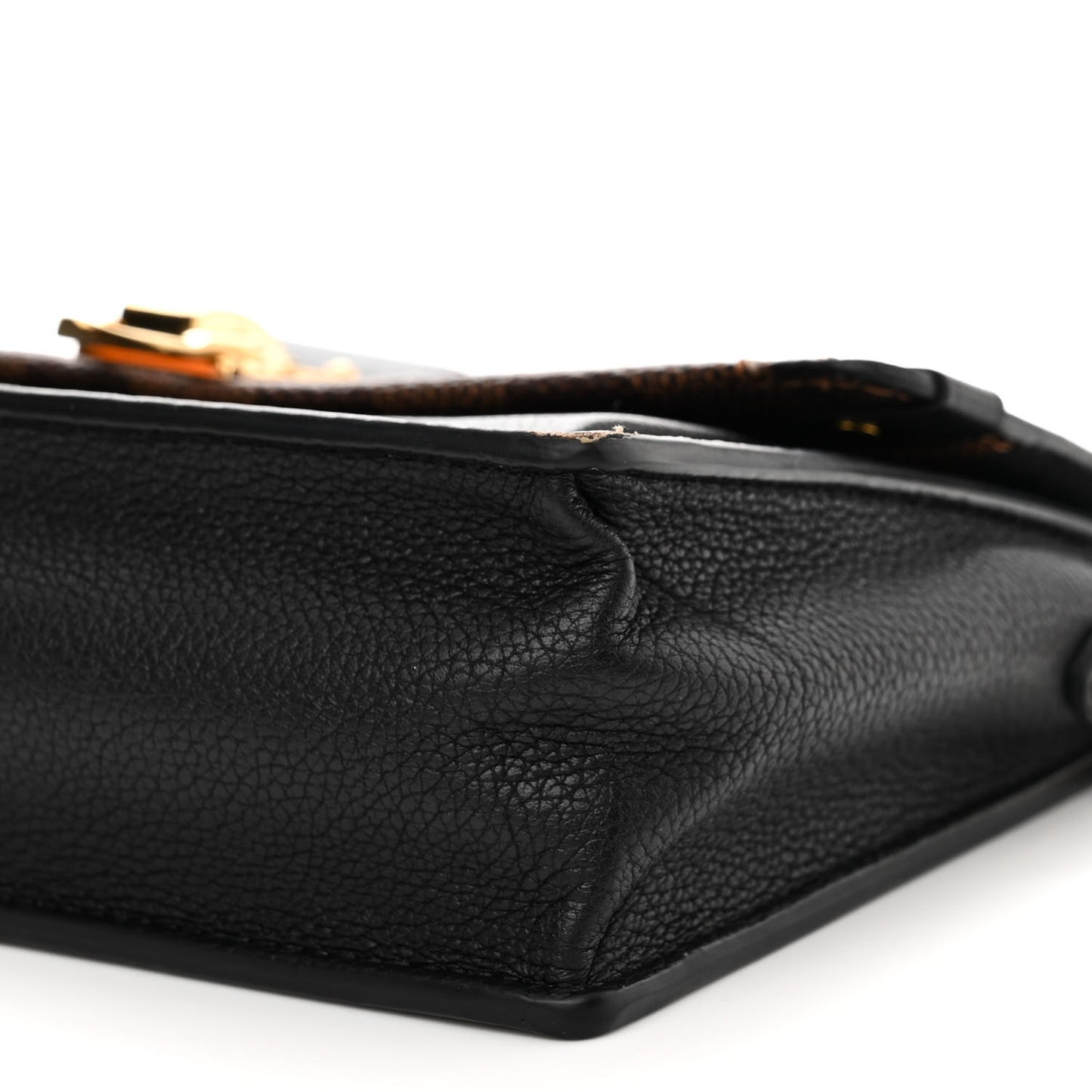 Damier Ebene Vavin Chain Wallet Black