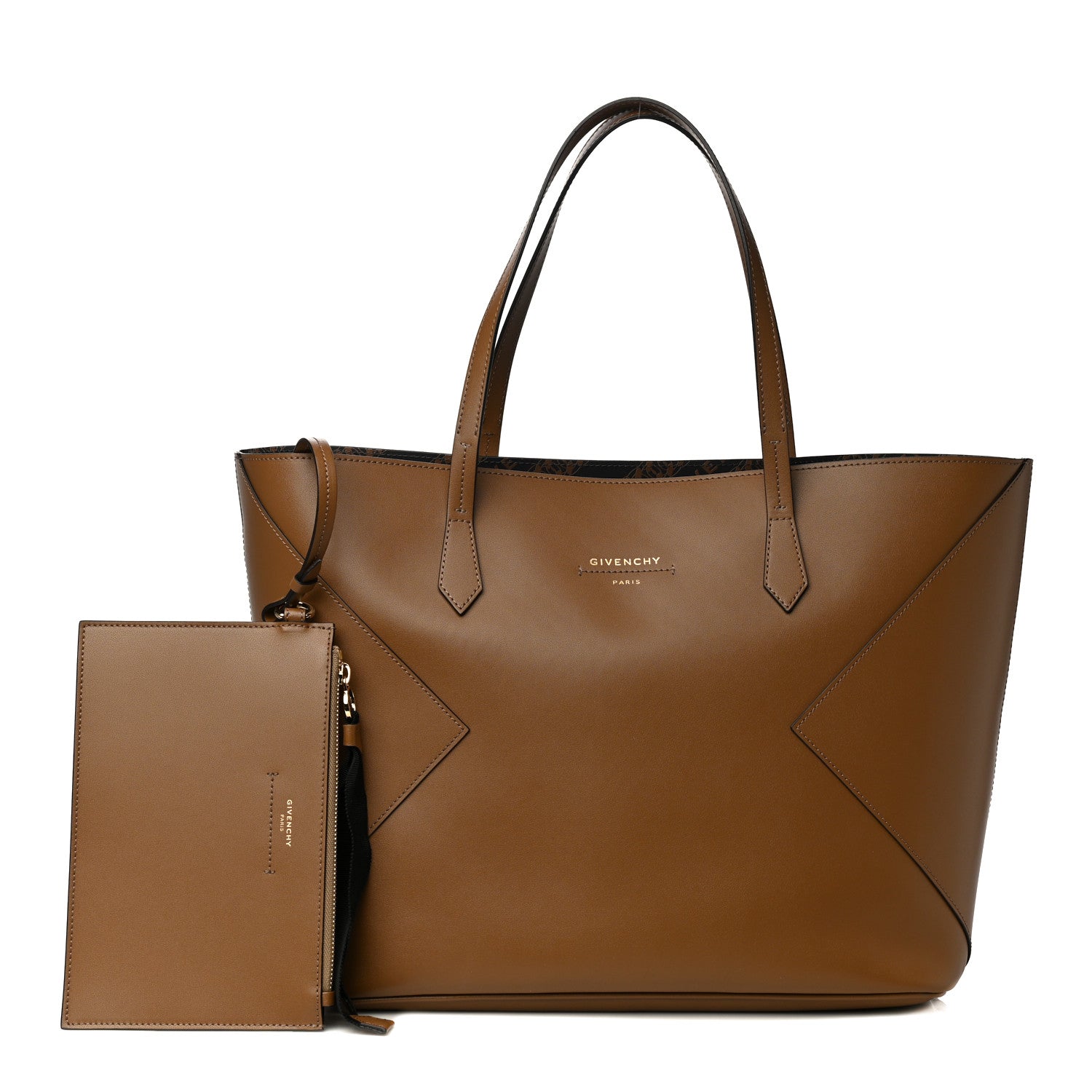 Givenchy Smooth Calfskin Wing Shopper Tote Military Green 1 of 10
