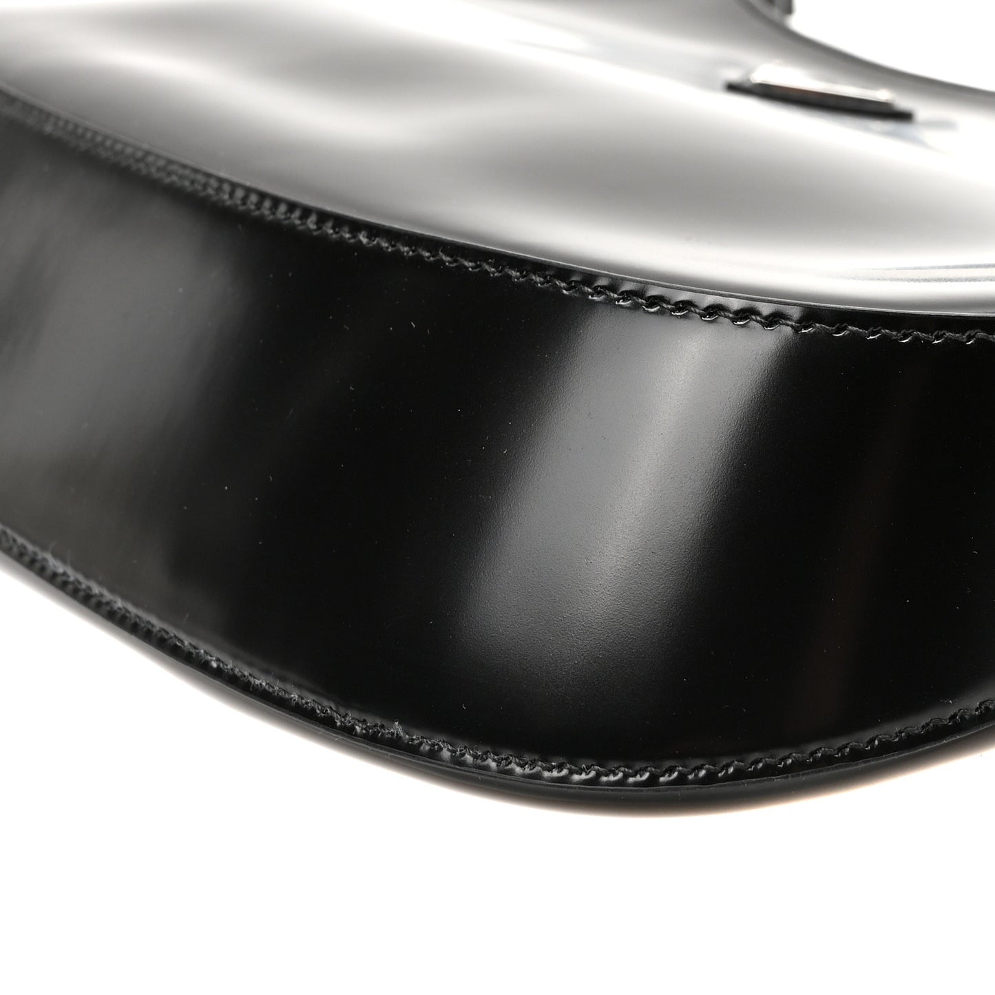 Spazzolato Cleo Shoulder Bag Black