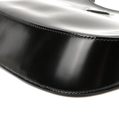 Prada Spazzolato Cleo Shoulder Bag Black 10 of 10