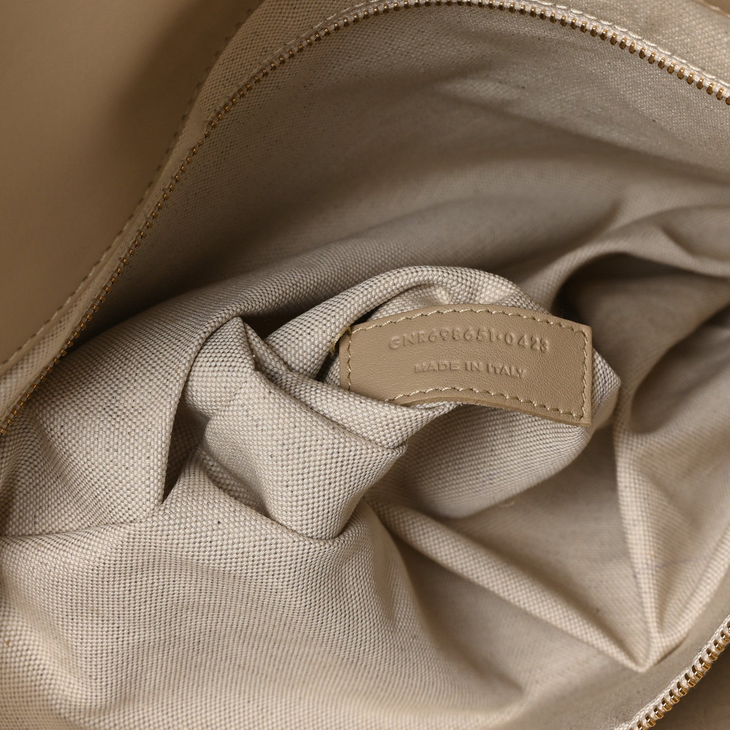 Saint Laurent Nubuck Suede Quilted Maxi Icare Shopping Tote Safari Beige 8 of 11