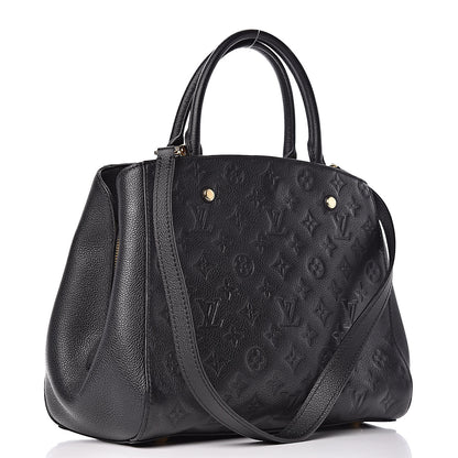 Louis Vuitton Empreinte Montaigne MM Black 3 of 11