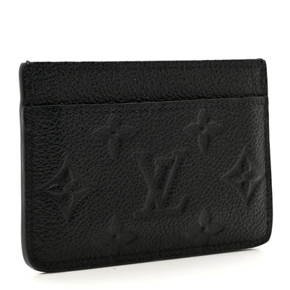 Louis Vuitton Empreinte Card Holder Black 3 of 6