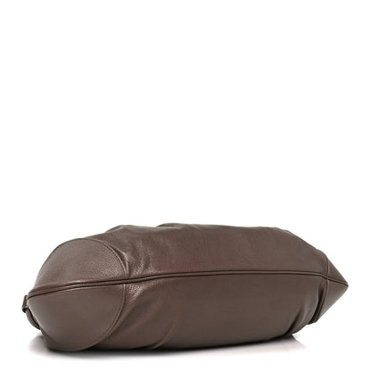 Salvatore Ferragamo Calfskin Marisa Shoulder Bag Bronze 4 of 10