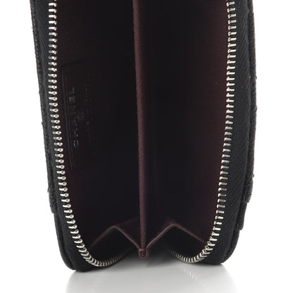 Chanel Caviar Quilted Zip Card Holder Black 5 of 8