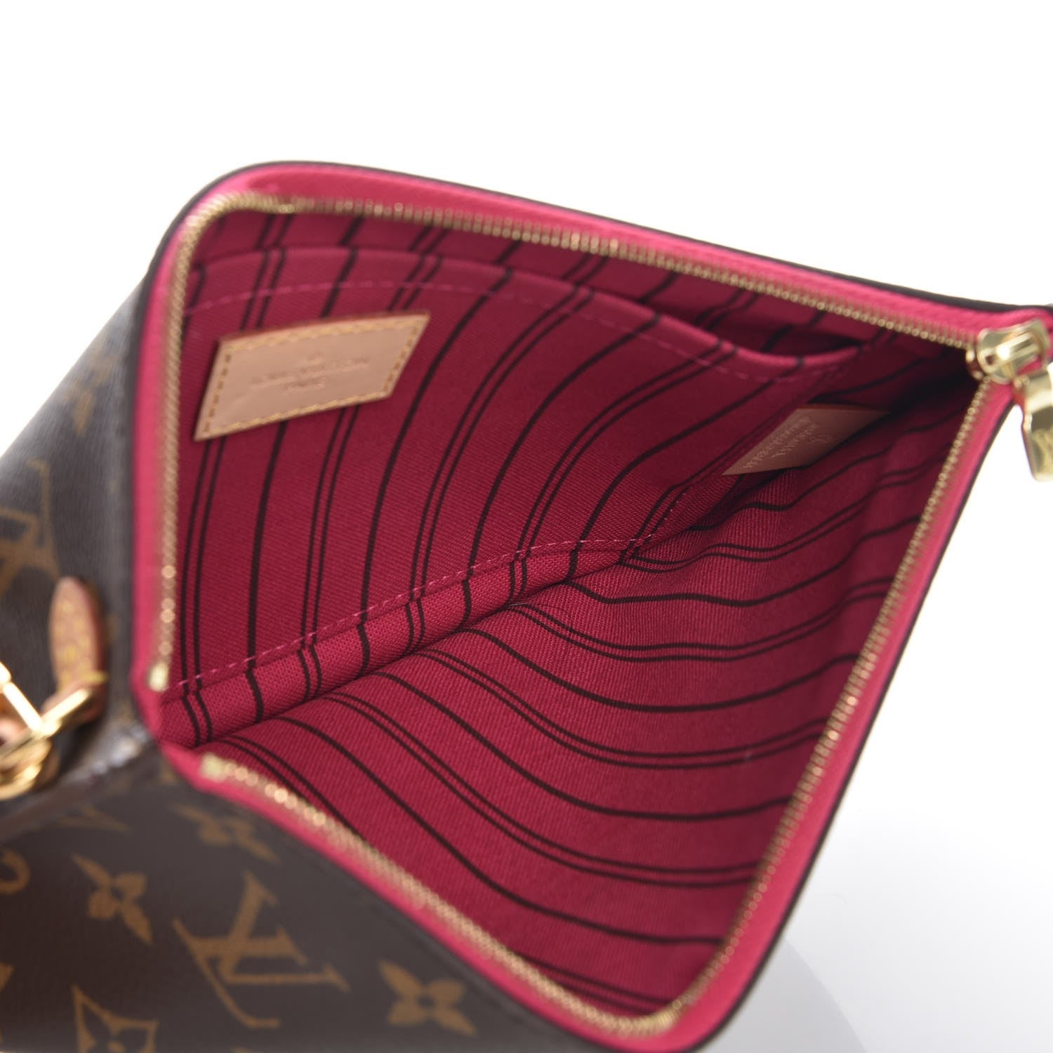 Louis Vuitton Monogram Neverfull MM GM Pochette Pivoine 5 of 8