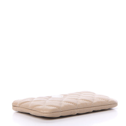 Chanel Caviar Quilted Small Cosmetic Case Beige 3 of 7