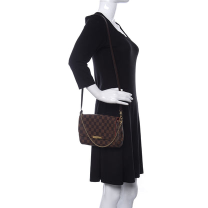 Louis Vuitton Damier Ebene Favorite MM 2 of 10