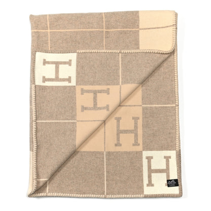 Hermes Wool Cashmere Avalon III Blanket Coco Camomille 2 of 3