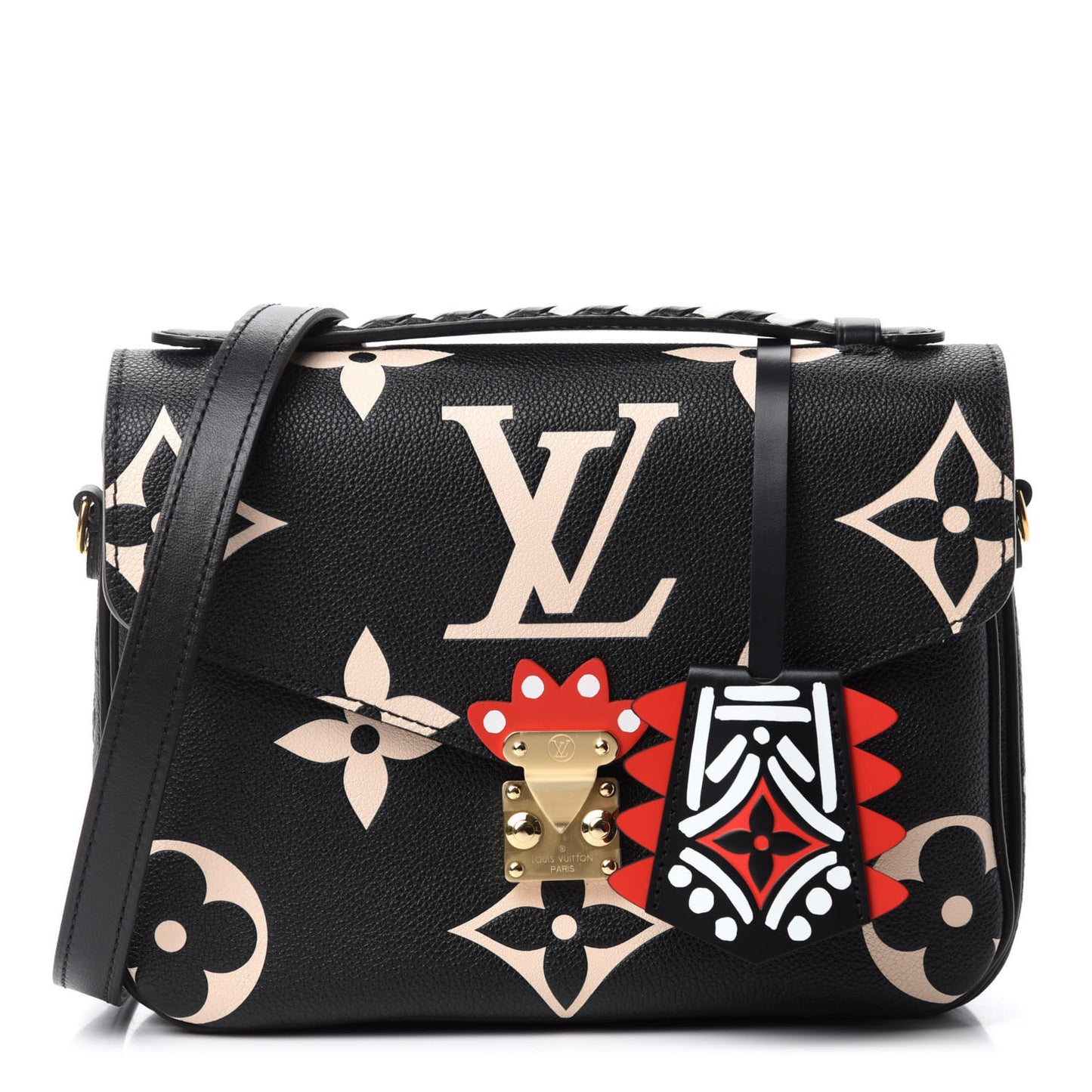Empreinte Monogram Giant Crafty Pochette Metis Black Creme