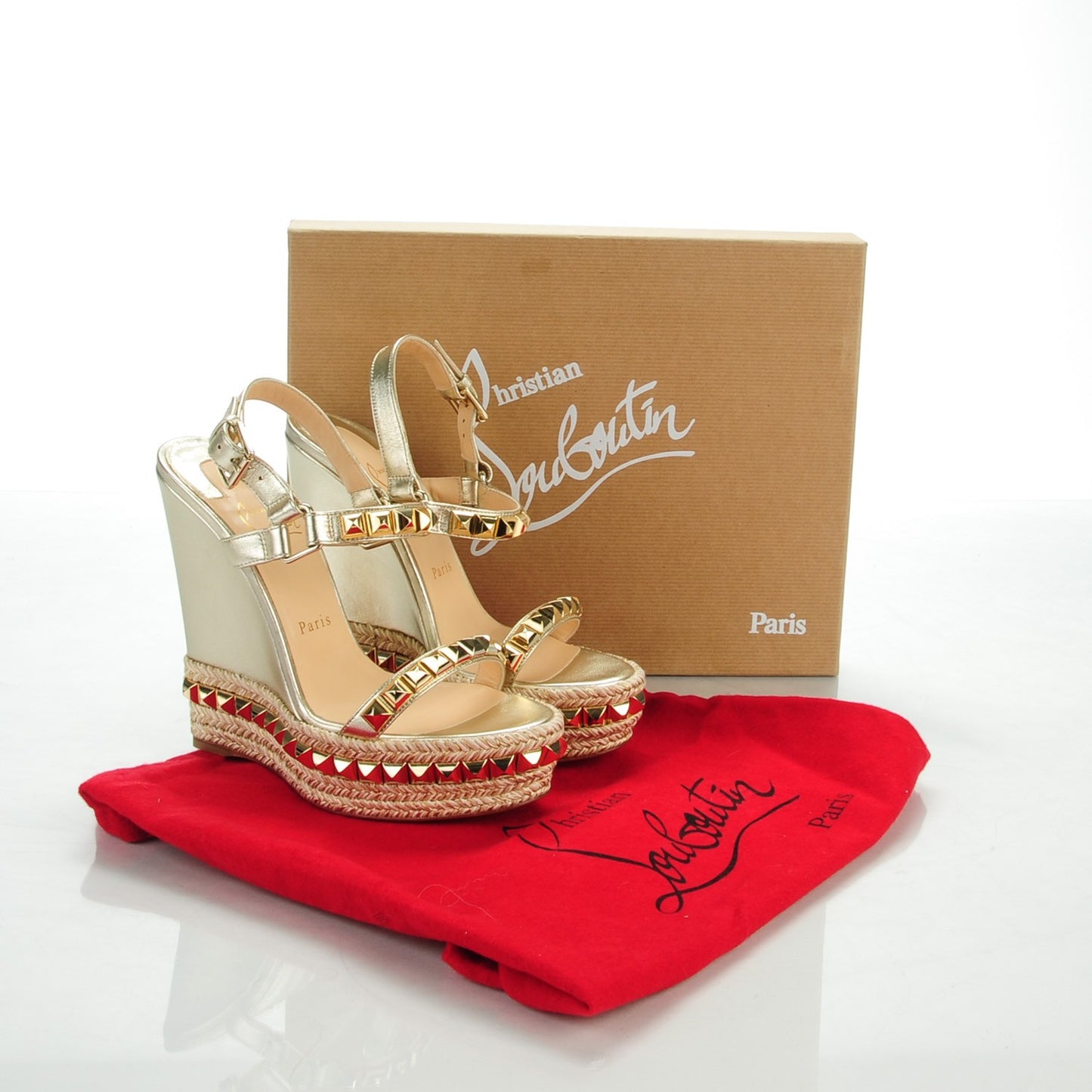 Nappa Silk Cataclou 140 Wedge Sandals 37 Sahara Light Gold