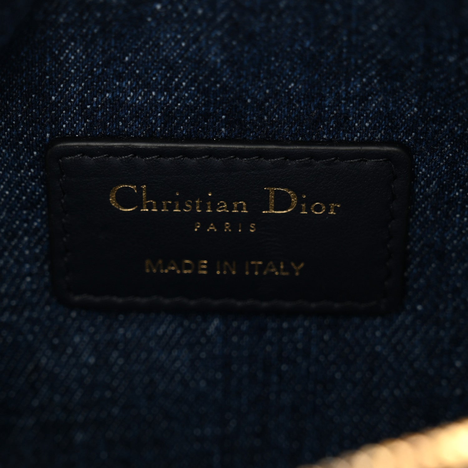 Christian Dior Denim Oblique Nano Groove 17 Bag Blue 6 of 12