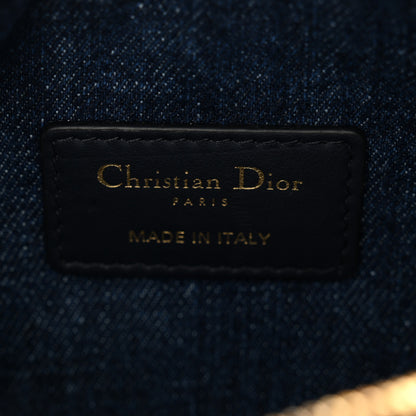 Christian Dior Denim Oblique Nano Groove 17 Bag Blue 6 of 12