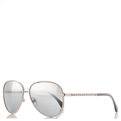 Chanel Pilot Winter Sunglasses 4219-Q Grey 1 of 7