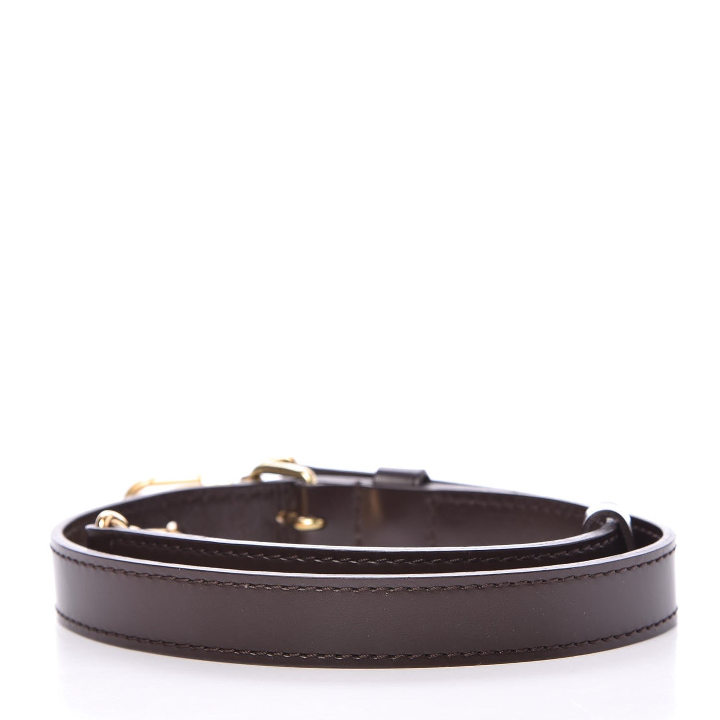Calfskin Adjustable Speedy Bandouliere Shoulder Strap Brown