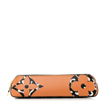 Louis Vuitton Monogram Giant Jungle Elizabeth Pencil Pouch Caramel 1 of 7