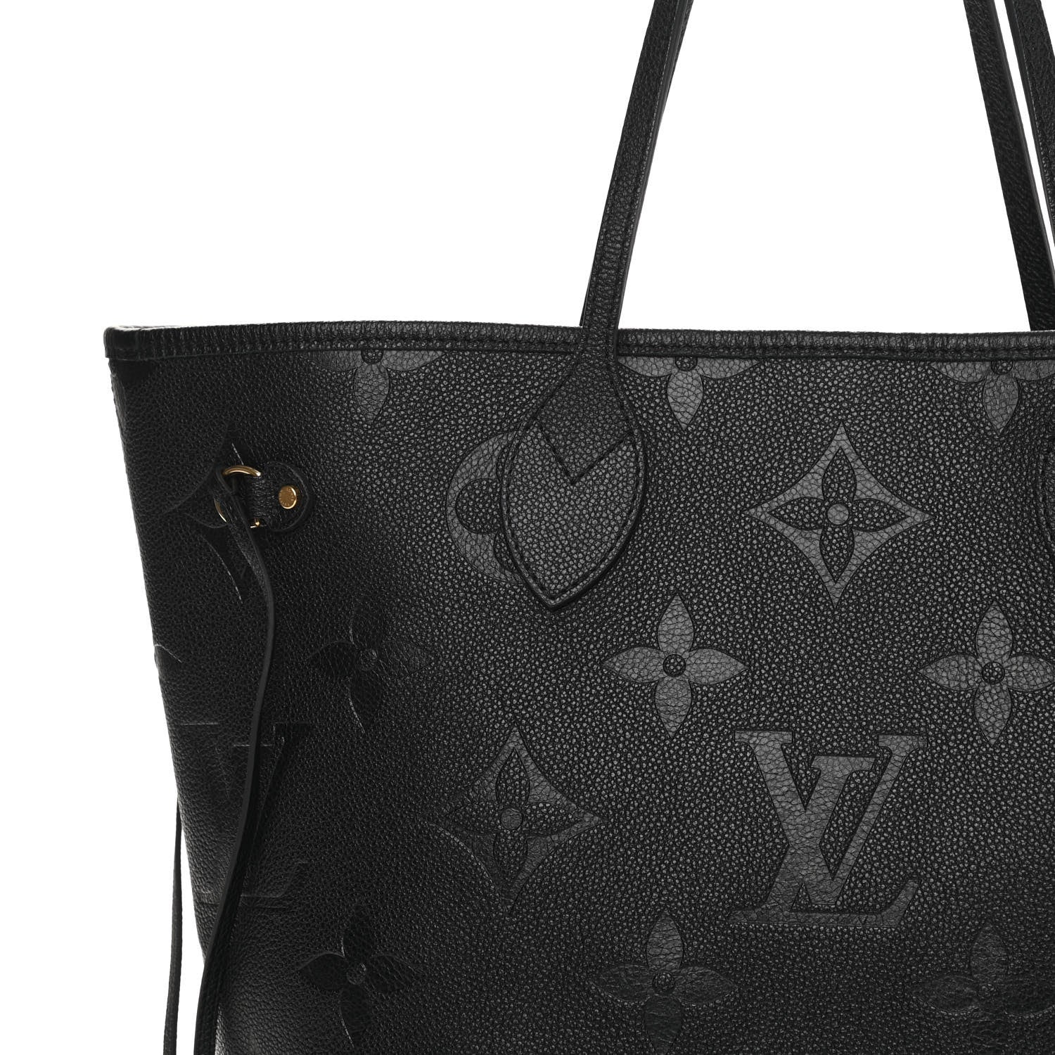 Louis Vuitton Empreinte Monogram Giant Neverfull MM Black 8 of 10
