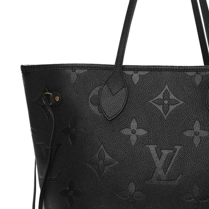 Louis Vuitton Empreinte Monogram Giant Neverfull MM Black 8 of 10