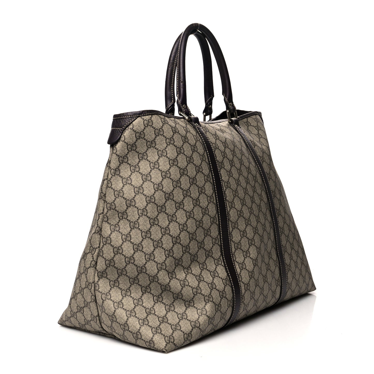 GG Plus Monogram Medium Joy Tote Dark Brown