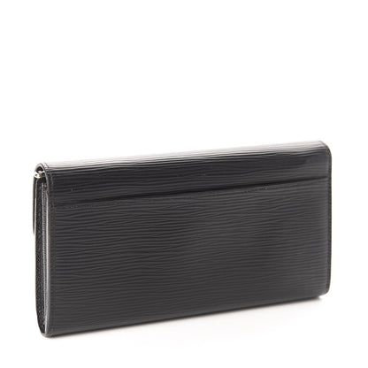 Louis Vuitton Epi Sarah Wallet NM Black 3 of 7