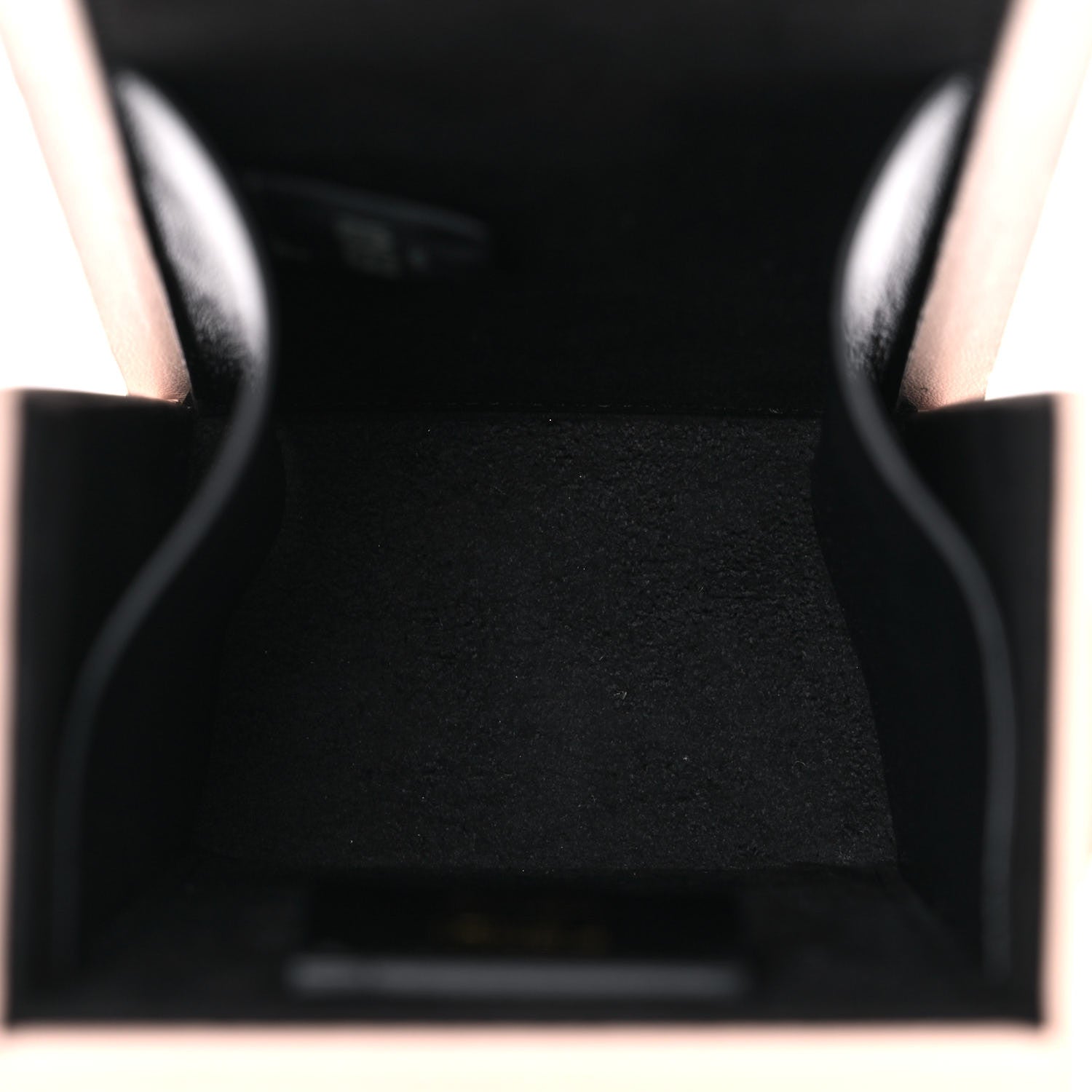 Fendi Vitello Fluffy Logo Vertical Box Rosa Quarzo Black 5 of 11