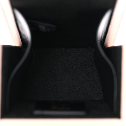 Fendi Vitello Fluffy Logo Vertical Box Rosa Quarzo Black 5 of 11