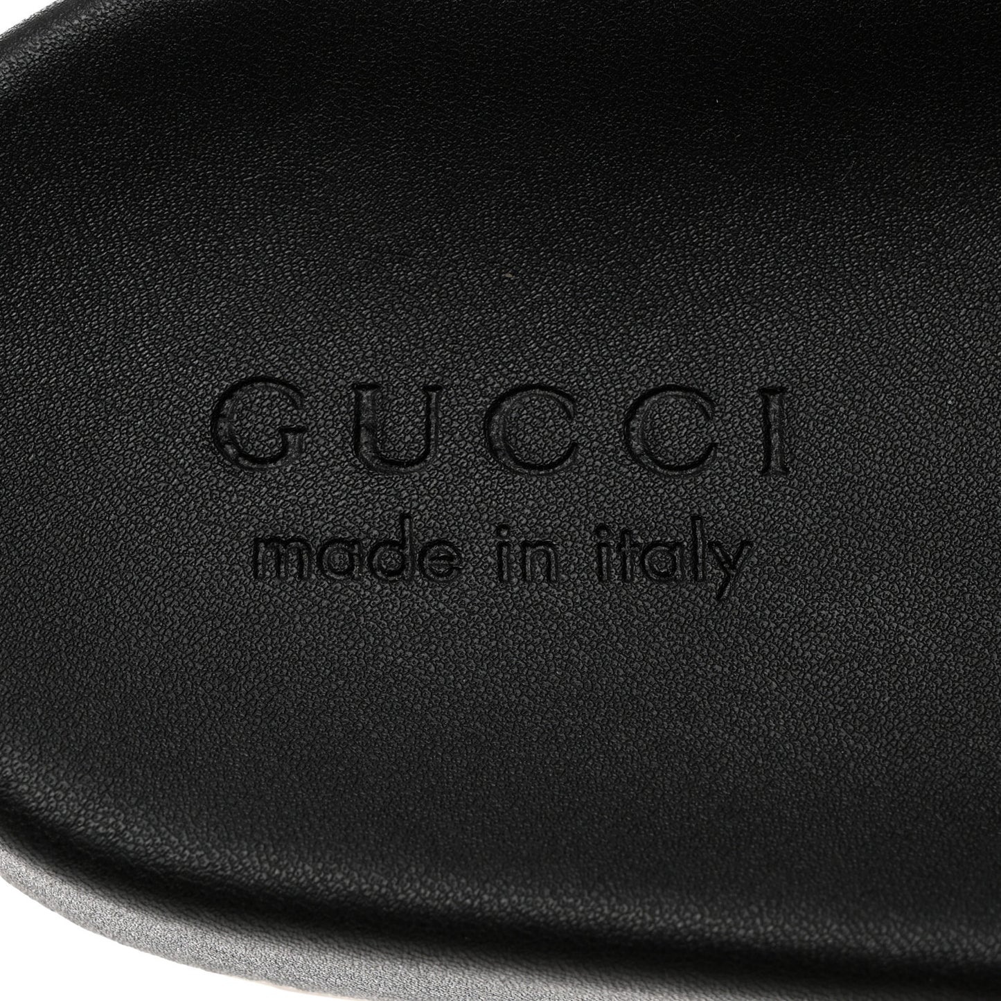 Econyl Nylon Demetra GG Monogram Mens Off the Grid Slide Sandals 8 Black