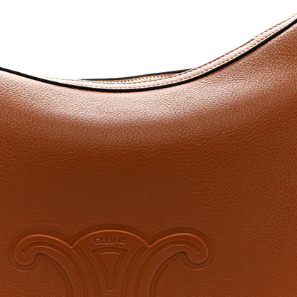 Celine Supple Calfskin Medium Triomphe Heloise Shoulder Bag Tan 9 of 11