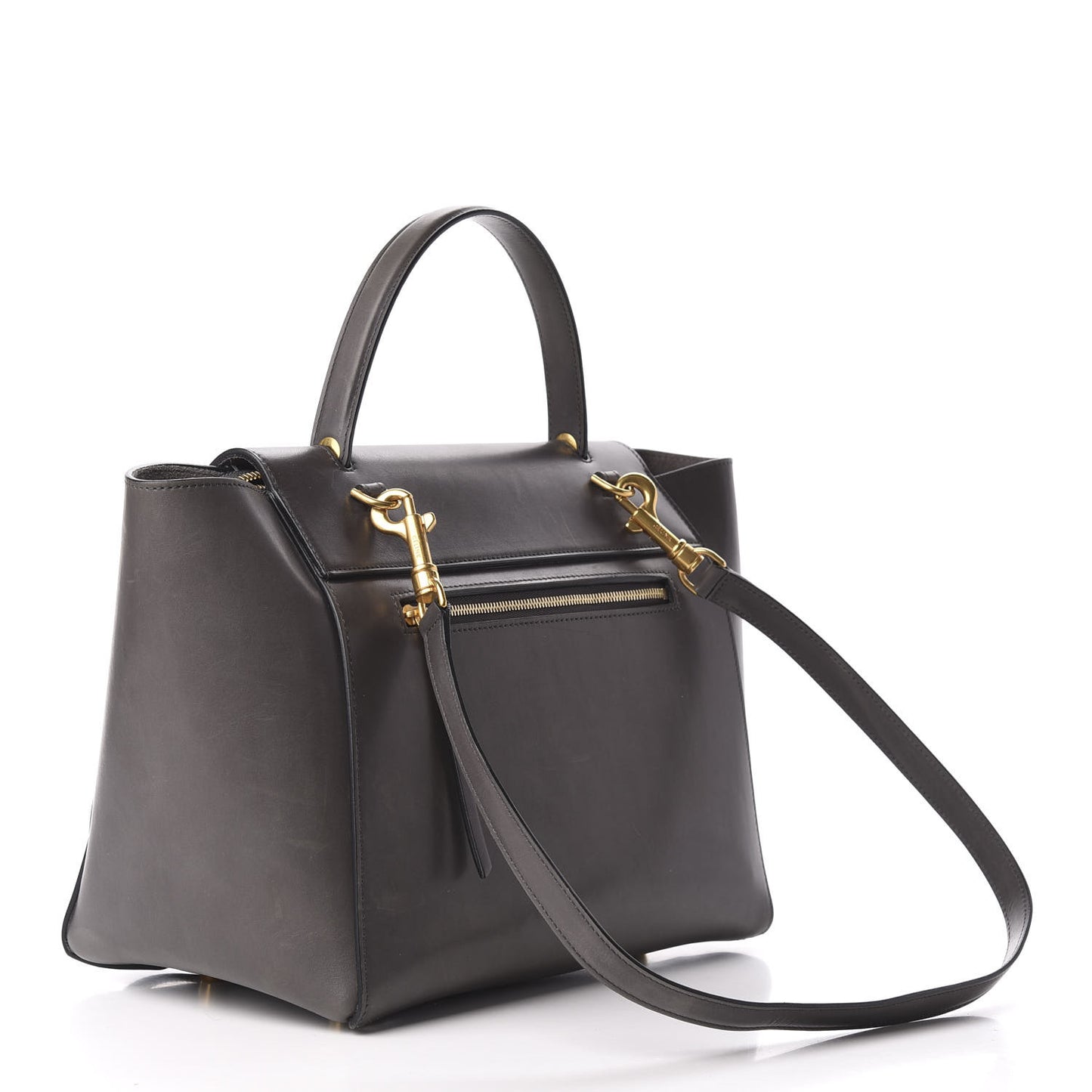 Smooth Calfskin Mini Belt Bag Grey