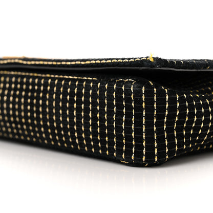 Saint Laurent Suede Contrast Stitching Monogram Kate 99 Black 9 of 12