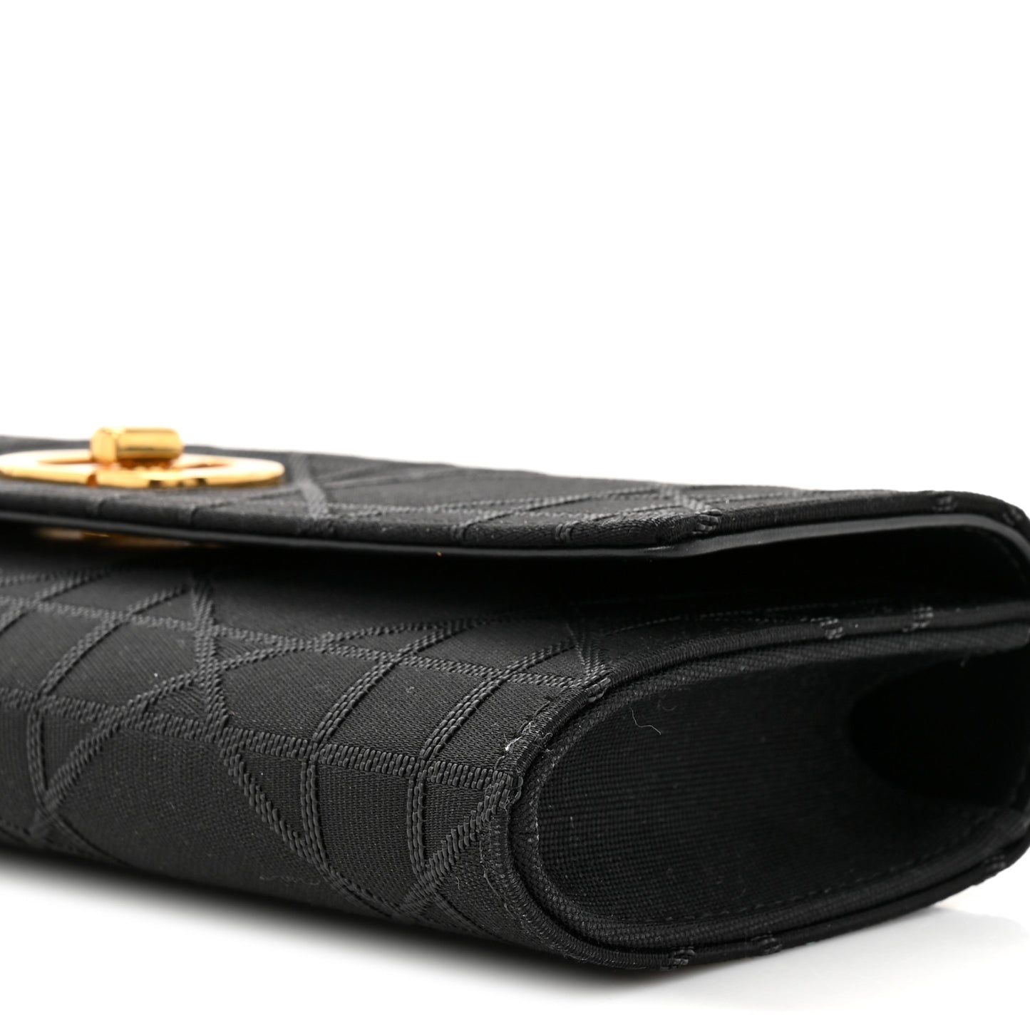 Technical Fabric Macrocannage Miss Caro Top Handle Pouch Black