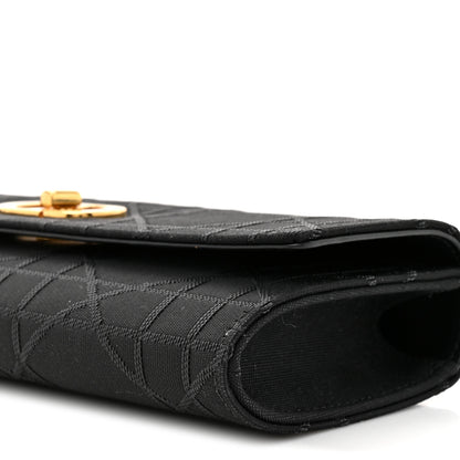 Christian Dior Technical Fabric Macrocannage Miss Caro Top Handle Pouch Black 9 of 10