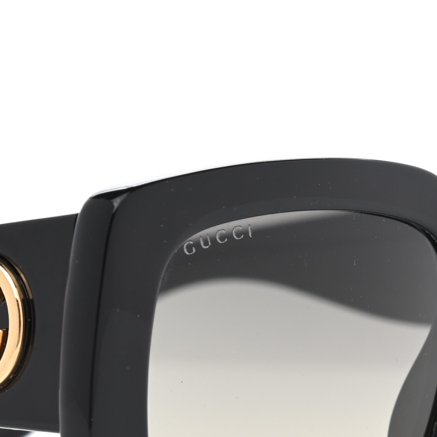 Gucci Acetate Square Frame Sunglasses GG0141S Black 5 of 8