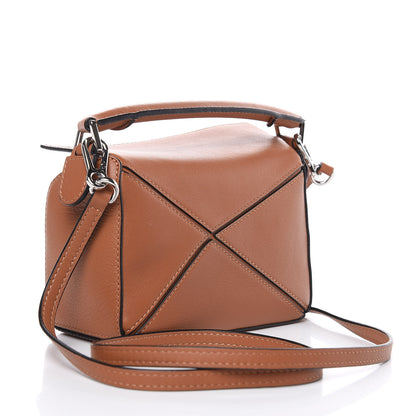Loewe Calfskin Mini Puzzle Bag Tan 3 of 8
