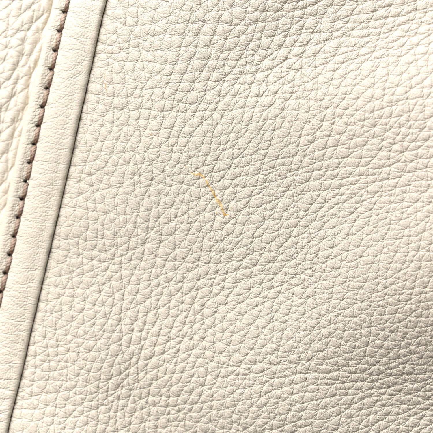 Gucci Pebbled Calfskin Large Soho Shoulder Bag Off White 15 of 19