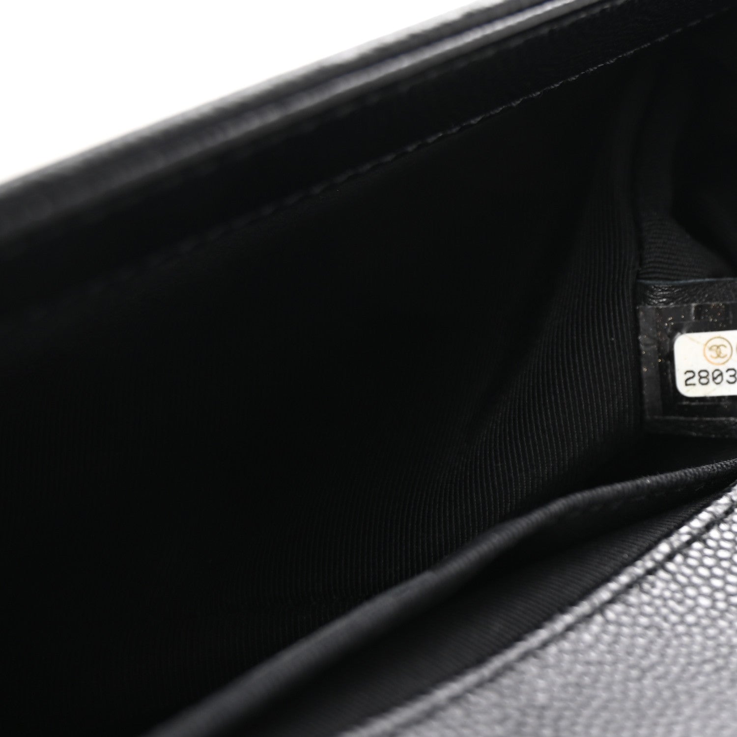 Chanel Caviar Quilted Medium Boy Flap Black 7 of 10